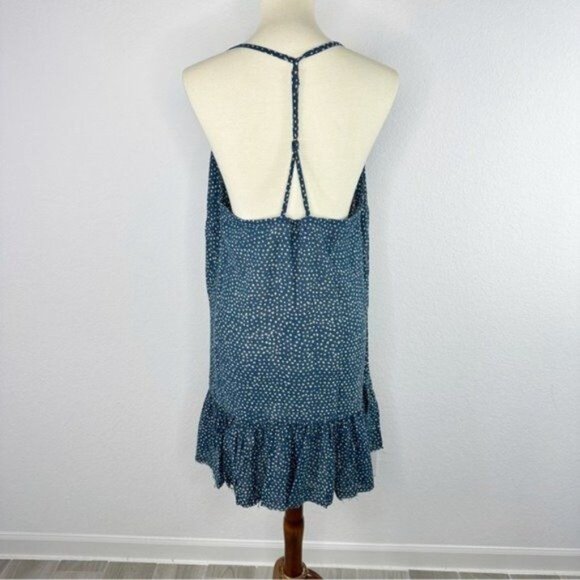 NEW One Teaspoon Muslin Wanderer Blue Polka Dot Dress Size S - Picture 10 of 11